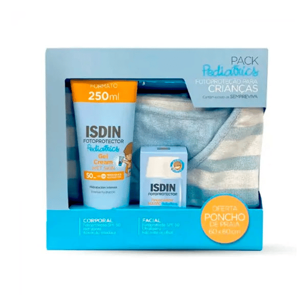 Isdin Coffret Pedriatrics Gel Cream 250ml + Fusion Water Magic 50ml