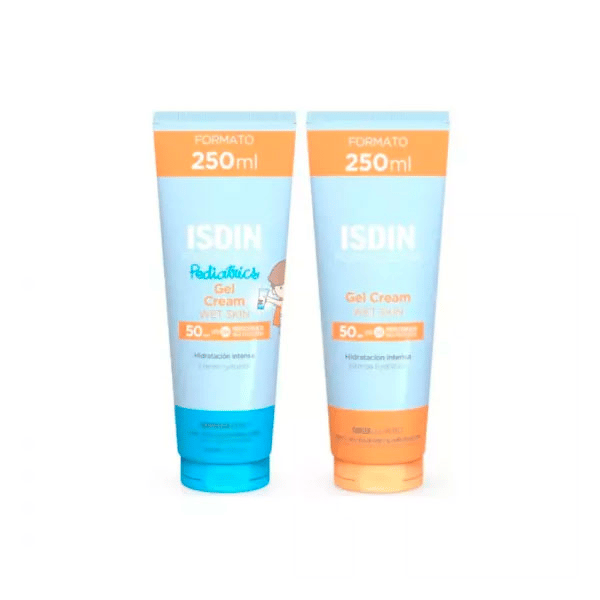 Isdin Pack Gel Cream Wet Skin 250ml + Pediatrics 250ml