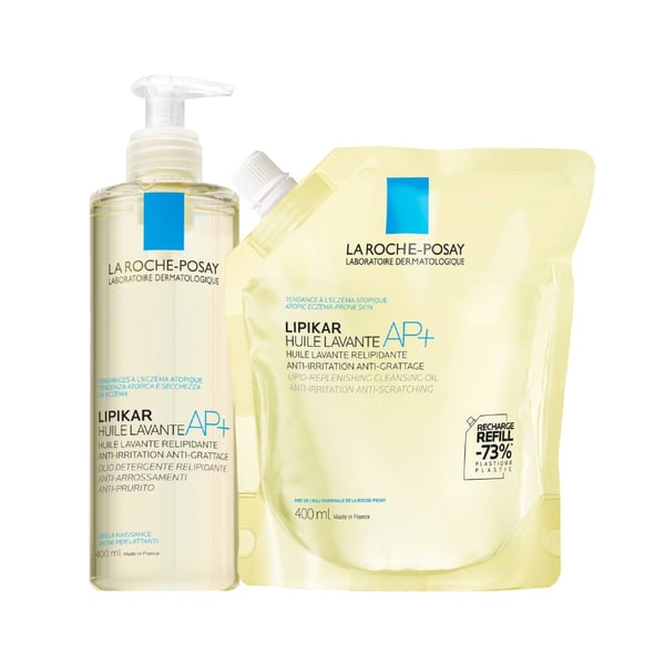La Roche-Posay Pack Lipikar Óleo Lavante 400ml + Recarga 400ml
