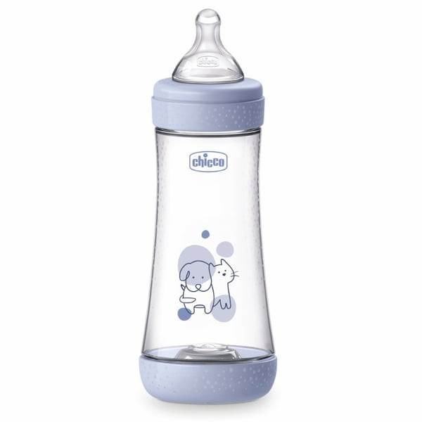 Chicco Biberão Perfect 5 300ml Azul 4m+