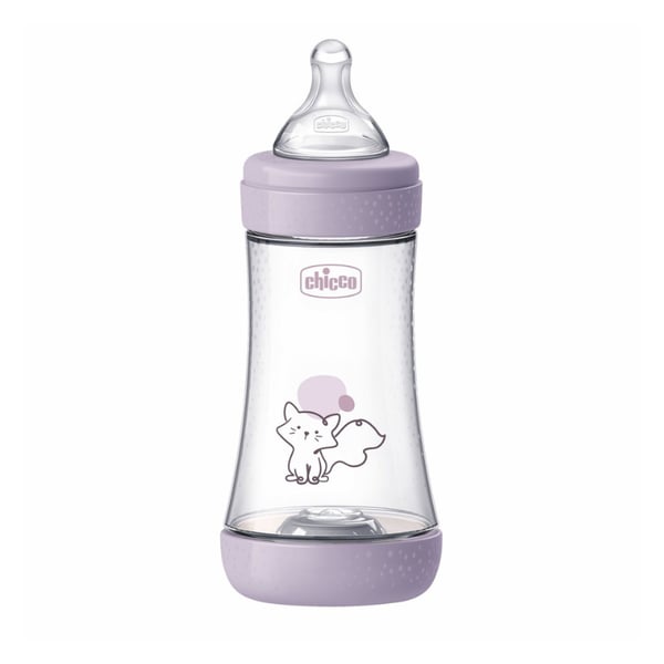 Chicco Biberão Perfect 5 240ml Rosa