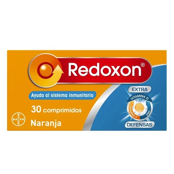 Redoxon Extra Defesas Comprimidos Efervescentes Laranja x30