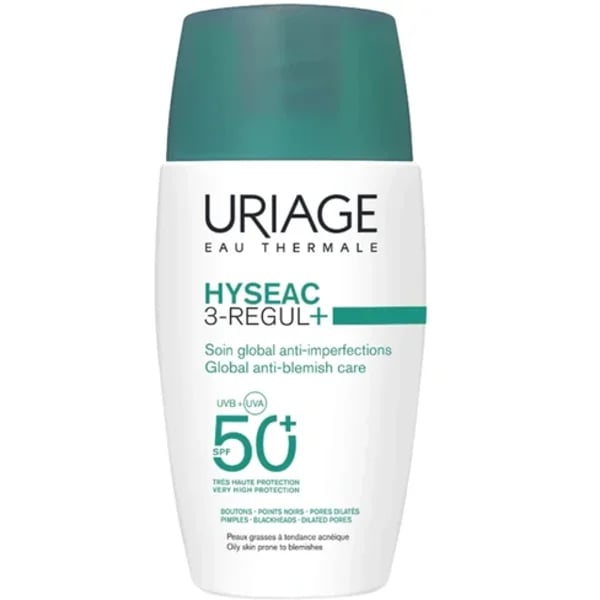 Uriage Hyséac 3-Regul+ Cuidado Global Anti-imperfeições SPF50+ 50ml