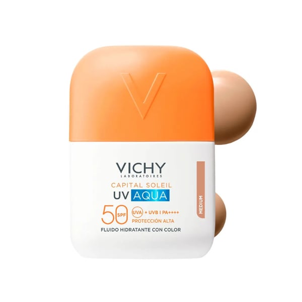 Vichy Capital Soleil UV-Aqua Fluido com Cor Medium SPF50 50ml