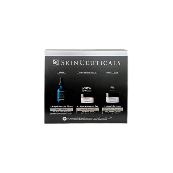 Skinceuticals Coffret Firmeza e Lifting AGE Interrupter Ultra Sérum 30mL+Advanced Eye 15mL com Oferta AGE Interrupter Advanced 15mL