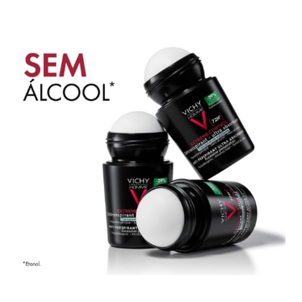 Vichy Homem Desodorizante Roll- on 72H 50ml x2  |  Preço Especial