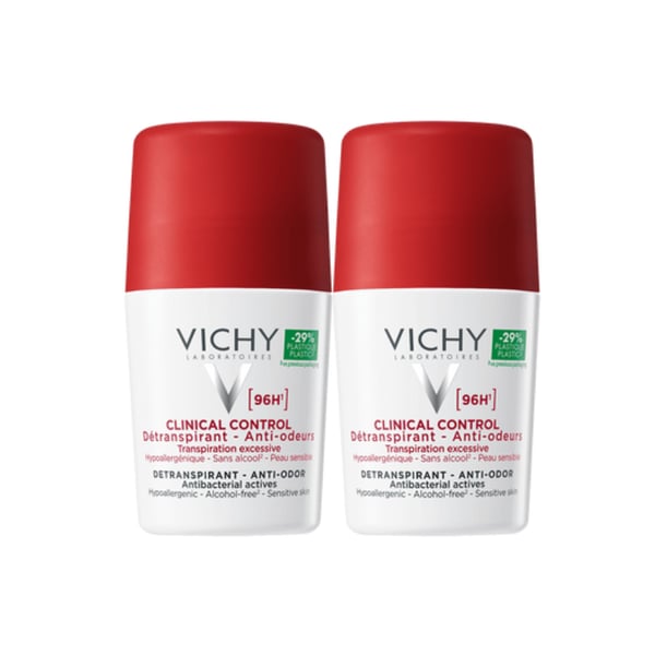 Vichy Desodorizante Roll-on Antitranspirante 96H 50ml X 2  |  Preço especial