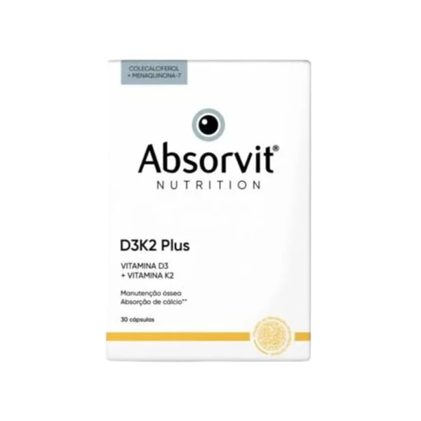 Absorvit D3K2 Plus Cápsulas x30