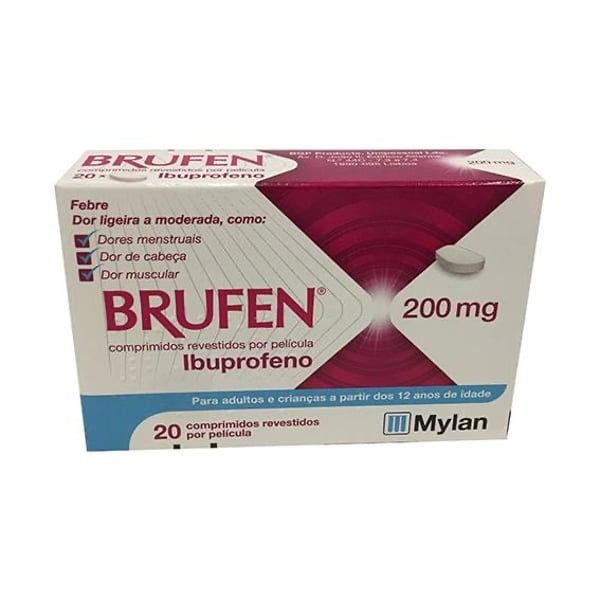 Brufen , 200 mg Blister 20 Unidade(s) Comp revest pelic