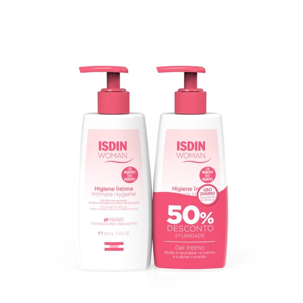 ISDIN Woman Gel para a Higiene Íntima 200ml x2