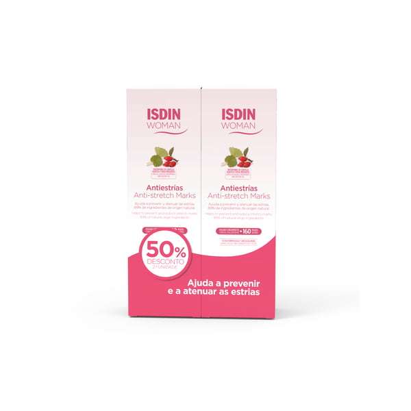 ISDIN Woman Creme de Corpo Anti-Estrias 250ml x2