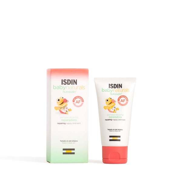 ISDIN Babynaturals AF Pomada 50ML - Pomada reparadora para a muda da fralda do bebé
