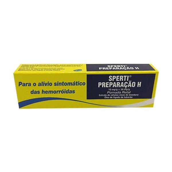 Sperti Preparacao H, 10/30 mg/g-25g x 1 pda rect bisnaga
