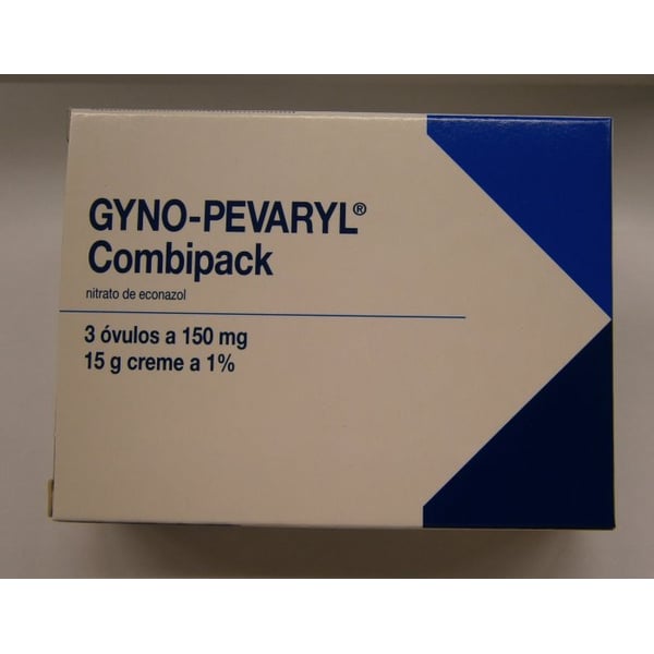 Gyno-Pevaryl Combipack (15g), 10mg/g + 150mg x 1 creme bisnaga + óvulo