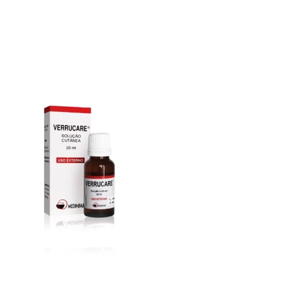 Verrucare , 5 mg/ml + 100 mg/ml Frasco 20 ml Sol cutan