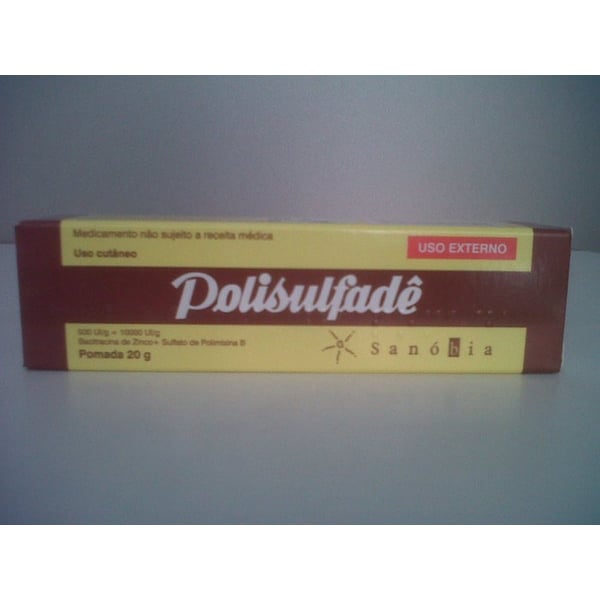 Polisulfadê (20 g), 500/10000 UI/g x 1 pda