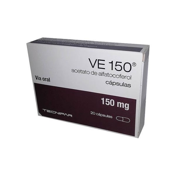 VE 150, 150 mg x 20 cáps