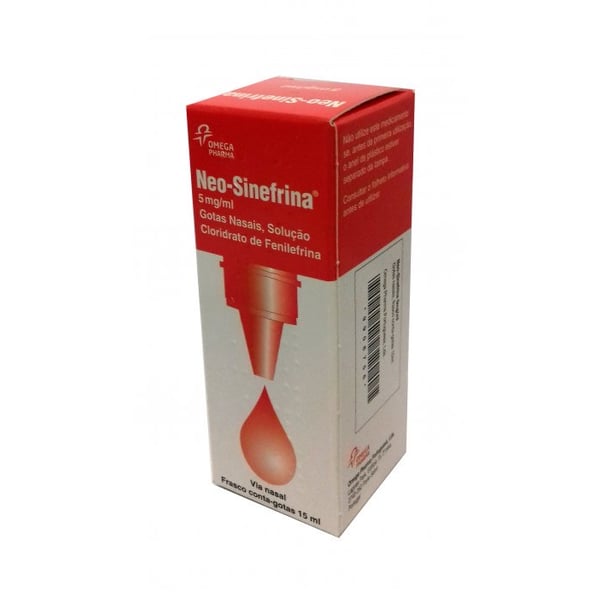 Neo-Sinefrina, 5 mg/mL-15 mL x 1 sol nasal conta-gotas